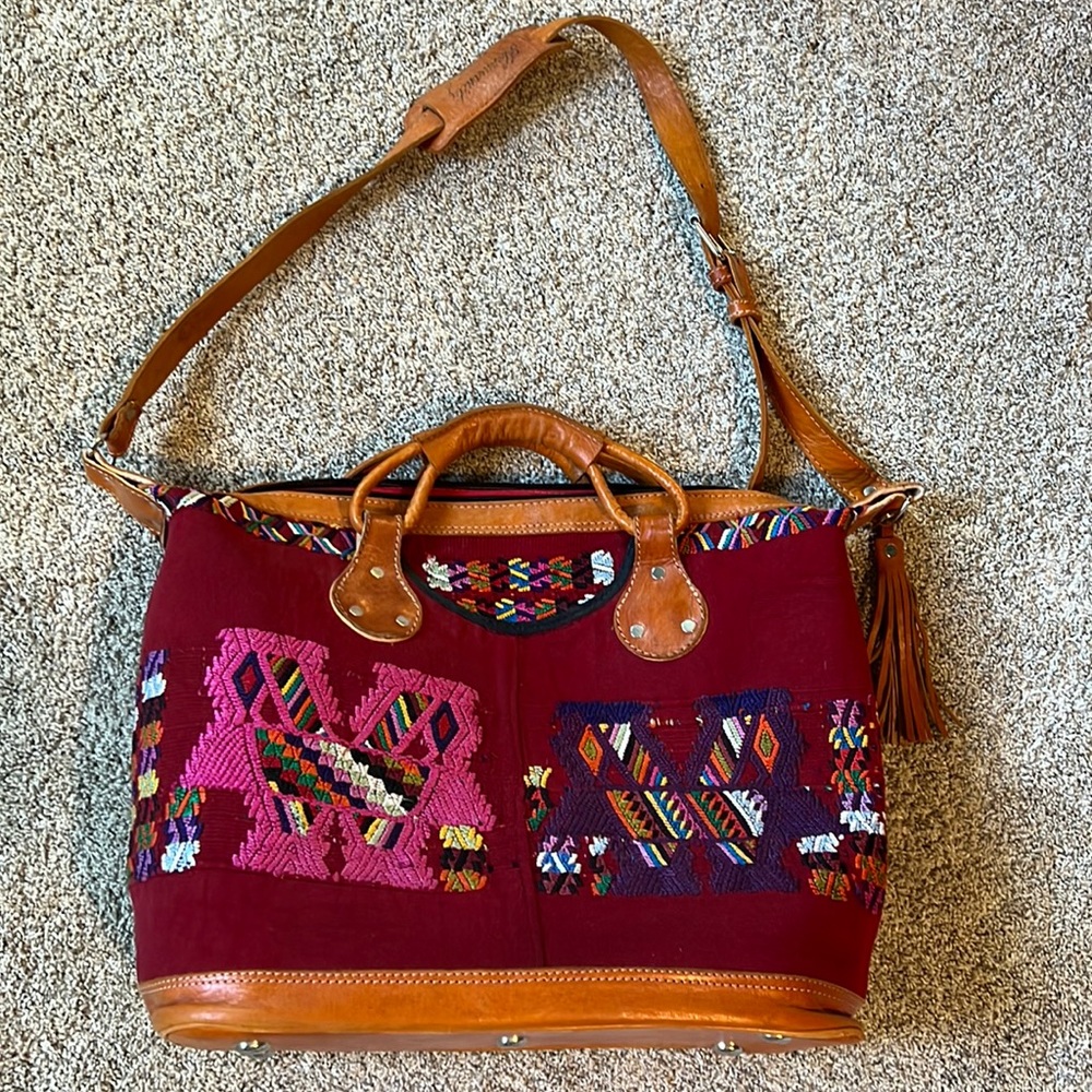Humanity hand stitched weekender
